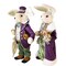 Karen Didion 22.0 Inch Emerson And Violet Bunny Easter Figurine Set , Bling Spring Decor Easter Hand-Made
